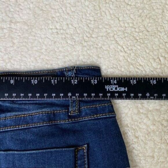 Earl Jeans Womens Sz 6 Skinny Ankle Stretch Mid Rise Dark Wash Blue Denim - Picture 10 of 13